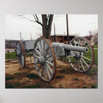 Big John Civil War Cannon Poster by bhbphotos