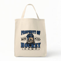 Big Kid Hockey Camp Blue Helmet Tote Bag