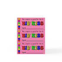 Big Kiss Coupon Cards