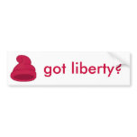 Big-Liberty-Cap, got liberty? Bumper Stickers