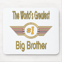 Big, Little, Middle Brother Gifts Mouse Pad