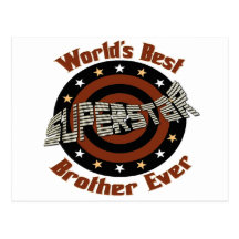Big, Little, Middle Brother Gifts Post Card