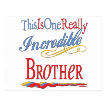 Big, Little, Middle Brother Gifts Postcards