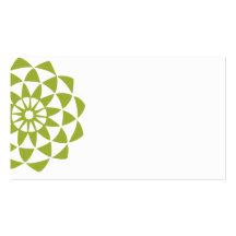 Big Lotus Flower Business Cards