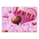 Big Love in a Heart Cards