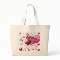 Big Love in a Heart bags