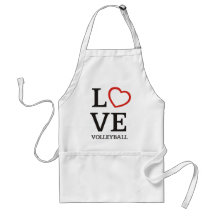 Big LOVE Volleyball Apron