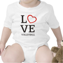 Big LOVE Volleyball T Shirt