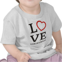 Big LOVE Volleyball Tshirts