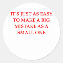 big mistake sticker