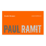 Big Name Font 3 Business Card