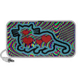 big neon cat PC speakers