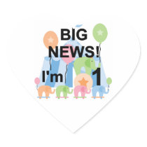 Big News Circus 1st Birthday T-shirts and Gifts