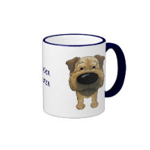 Big Nose Border Terrier Coffee Mugs