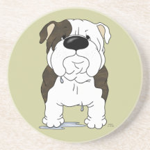 Big Nose Bulldog Beverage Coaster