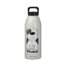 Big Nose Bulldog Drinking Bottle