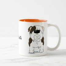 Big Nose Bulldog Mugs