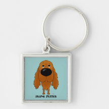 Big Nose Irish Setter Key Chain