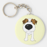 Big Nose Jack Russell Terrier Key Chains