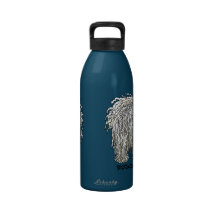 Big Nose Komondor Reusable Water Bottles
