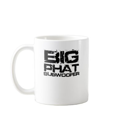 Big Phat Subwoofer Dubstep Mugs by generation_y_design