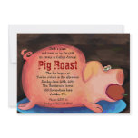 BIG PIGGY Pig Roast Bar-B-Que Party Invitation