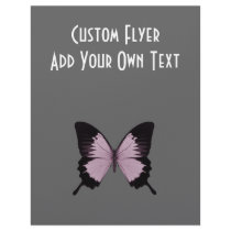 Big Pink & Black Butterfly - Personalize