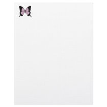 Big Pink & Black Butterfly - Personalize