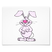 big pink happy silly rabbit.png art photo