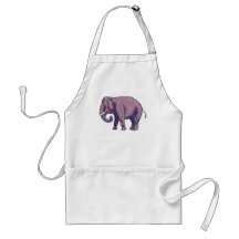 Big Purple Elephant Aprons