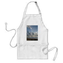 Big rays through clouds aprons