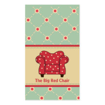 Big Red Chair Business Cards