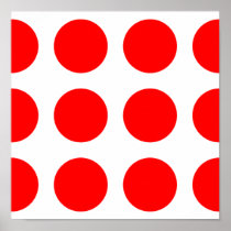 Big Red Dots Print