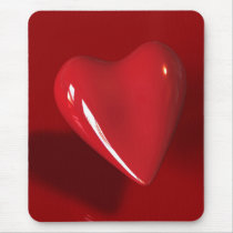 Big Red Heart Mousepad