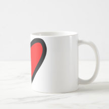 Big Red Heart Mug