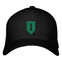 Big Red One - Subdued Embroidered Baseball Caps