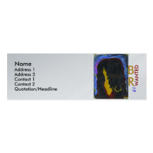 Big Red Social Cards Business Cards