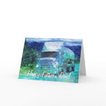 Big Rig Road-liner Truck-lover Birthday Card