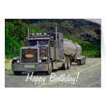 Big Rig Road-liner Truck-lover Birthday Card