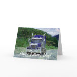 Big Rig Semi-Truck Truck-lover Father's Day Card