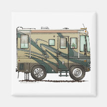 Big RV Camper Magnets