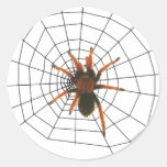 big scary spider sticker