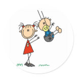 Big Sis with Little Brother Cards and Stickers