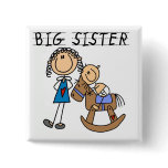 Big Sister Baby Brother T-shirts and Gifts buttons