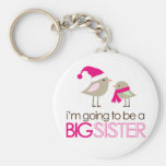 big sister birdies to be keychain