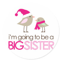 big sister birdies to be stickers