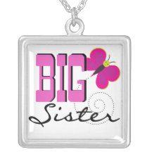 Big Sister - Butterfly Gifts Necklaces