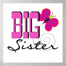 Big Sister - Butterfly Gifts Posters