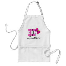 Big Sister Butterfly Tshirts and Gifts Apron