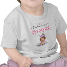 big sister crowned tshirt